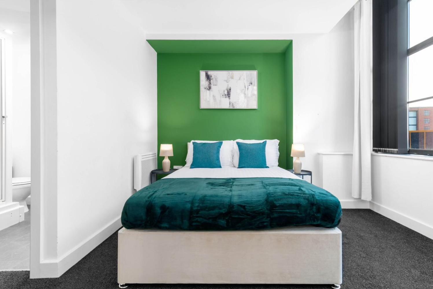 Luxury Sea Blue-Birmingham Central Apartment Exterior foto